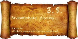 Brandschott Vivien névjegykártya